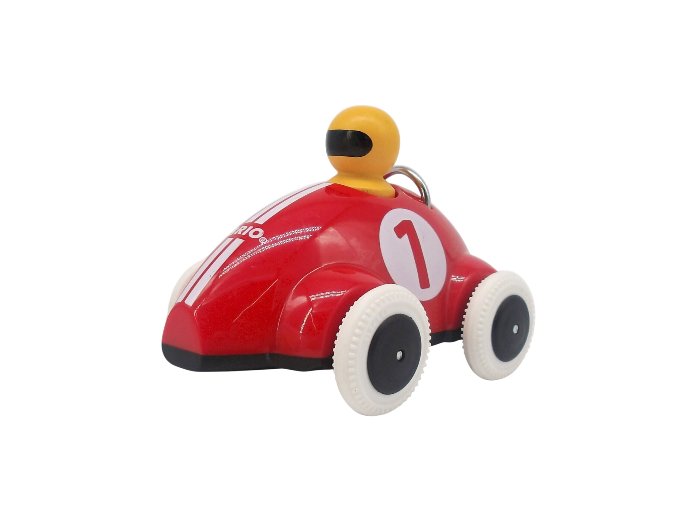 Voiture de course rouge - Push & Go Très bon état -  reconditionné disponible sur Label Emmaüs
